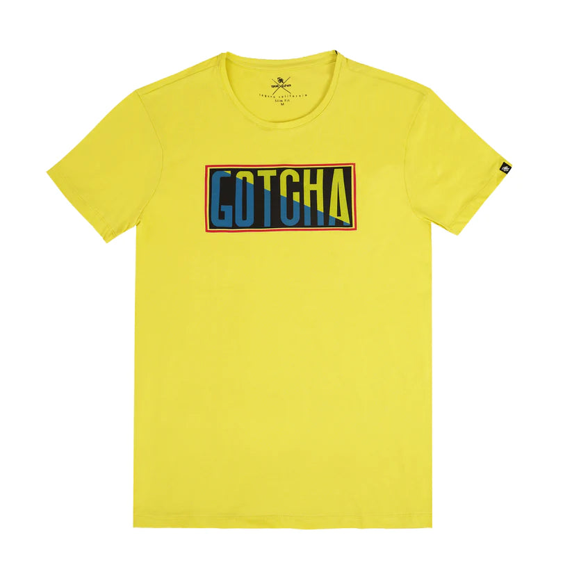 Branded Yellow-Limeade Half T-shirt for men