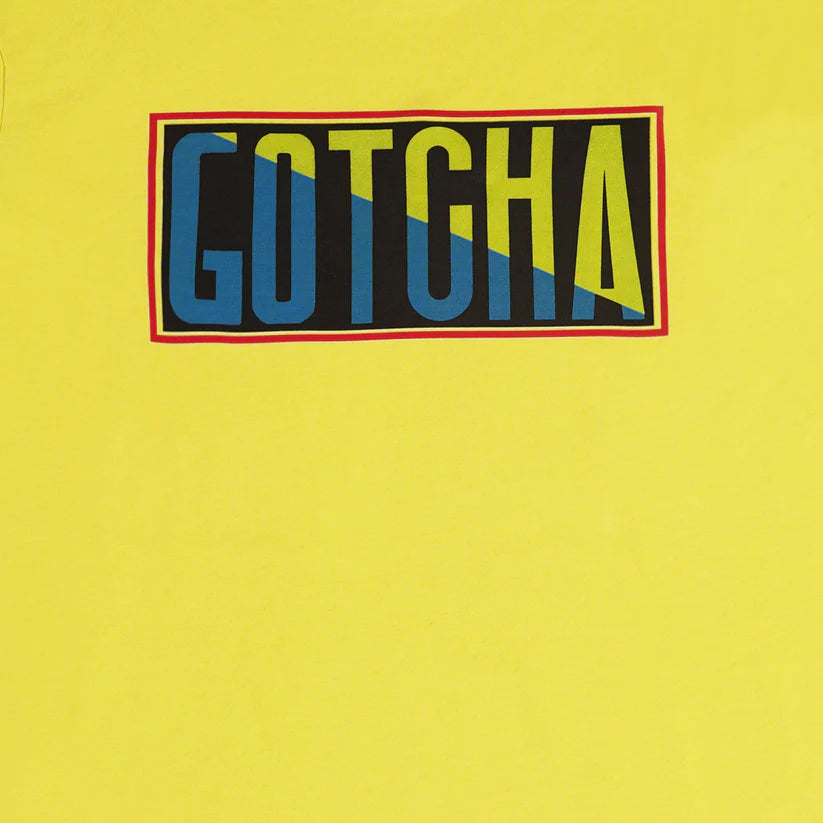 Gotcha branded limeade tshirt logo