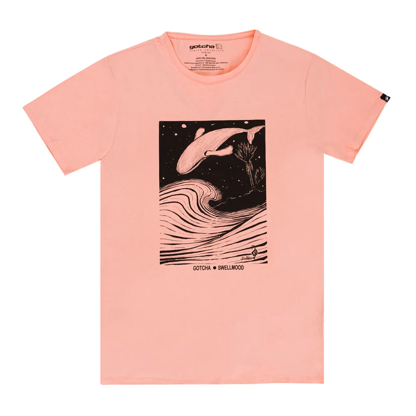 Gotcha Pink T-shirt for men uae