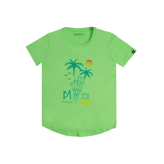 Lime Green Tshirt for Dubai Kids