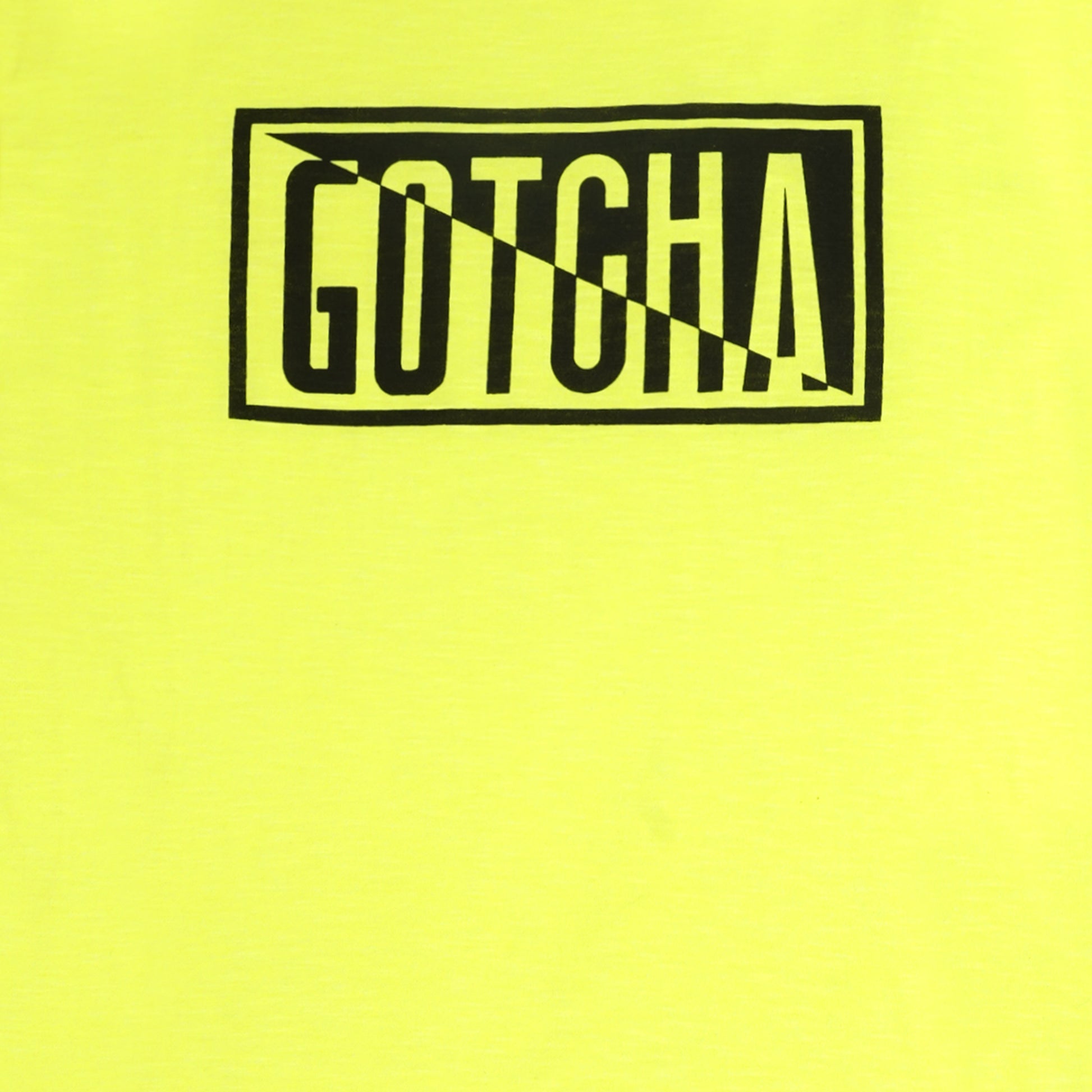 Gotcha mens yellow T shirt